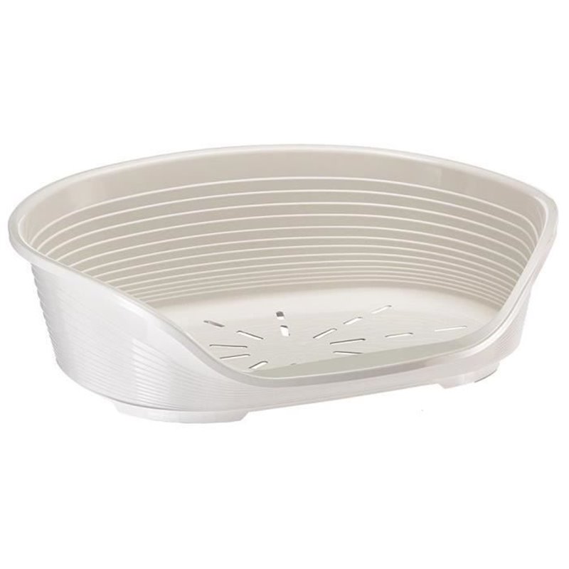 FERPLAST Corbeille SIESTA DELUXE Taille 4 - 61,5*45*21,5 cm - Blanc