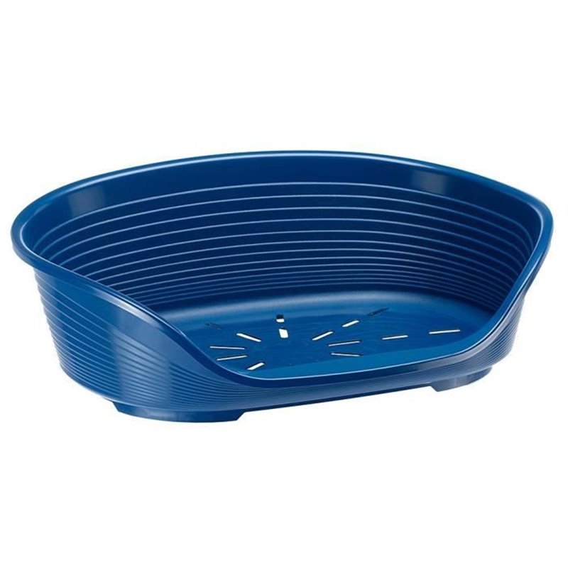 FERPLAST Corbeille SIESTA DELUXE Taille 4 - 61,5*45*21,5 cm - Bleu