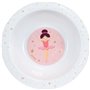 BALLERINE - Lot vaisselle pour enfant avec verre, assiette creuse, assiette plate, couverts, gourde et boite gouter