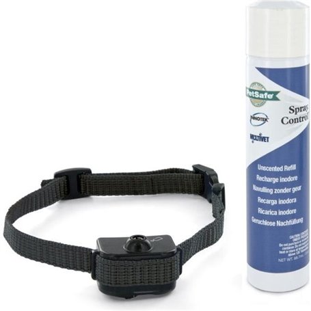 PetSafe - Collier anti aboiement Deluxe a Spray pour Petit Chien  - Etanche - Recharge Inodore