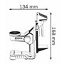 Accessoire de mise a niveau Bosch Professionnal BM1, solution universelle pour tous les lasers lignes - 0601015A01