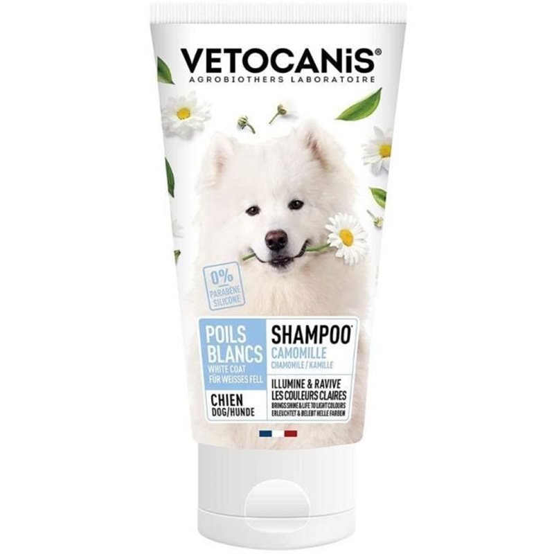Shampoing - VETOCANIS - BIO000488 - Chien poils clairs - 300 ml - Éclaircissant