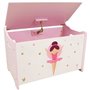 Coffret a jouets en bois - Danseuse Ballerine - FUN HOUSE - H.40 x L.58 x P.36 cm