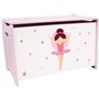 Coffret a jouets en bois - Danseuse Ballerine - FUN HOUSE - H.40 x L.58 x P.36 cm