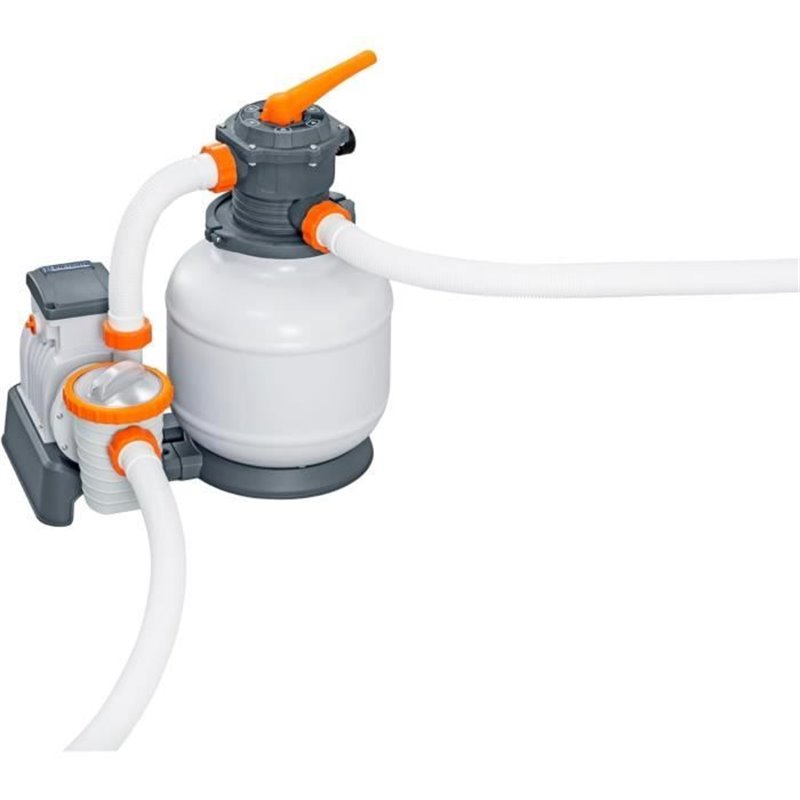Filtre a sable BESTWAY Flowclear 8 327 L/h + préfiltre compatible toutes piscines de 1 100 a 54 500 L