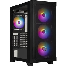 Boîtier PC - BITFENIX - Graph ARGB - Moyen tour - ATX - Noir - 4 ventilateurs A-RGB