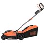 BLACK+DECKER Tondeuse 18V BCMW3318L2-QW 33 cm - Jardin Jusqu'a 350 m² - 35 L avec 2 Batteries et 1 Chargeur