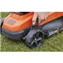 BLACK+DECKER Tondeuse 18V BCMW3318L2-QW 33 cm - Jardin Jusqu'a 350 m² - 35 L avec 2 Batteries et 1 Chargeur