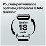 Cassette de Rechange - BRAUN - 83M - Pour rasoir électrique Series 8 - Argenté