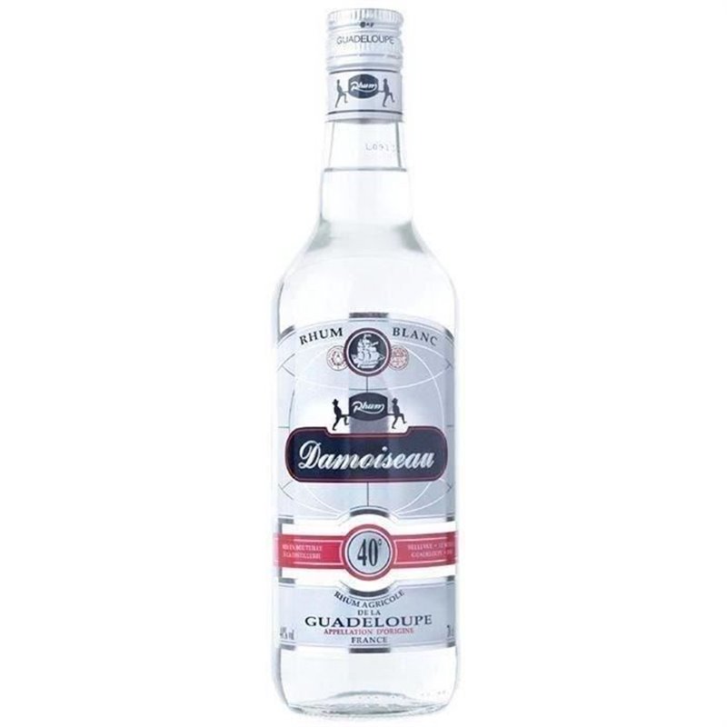 Rhum agricole blanc - DAMOISEAU - Guadeloupe - 40%vol - 70cl