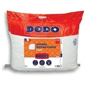 DODO - Couette - Bien au chaud - 220 x 240 - 400g/m² - VOLUPT'AIR - Blanc