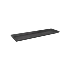 ELHO Soucoupe pour balconniere Green Basics 80 - Extérieur & Balcon - Ø 77,3 x H 2,4 cm - Vivre noir