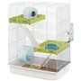 Cage pour hamster FERPLAST Tris - Structure verticale en métal - Accessoires inclus - Blanc