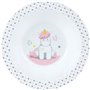 Lot Vaisselle Licorne pour Enfant - FUN HOUSE - 006319 - 2 Assiettes, 2 Sets de Couverts et 1 Peluche Douce