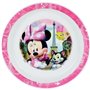 Lot Vaisselle Disney Minnie - FUN HOUSE - 006377 - Verre, Assiette Creuse, Assiette Plate, Gourde, Boîte Goûter et Couverts