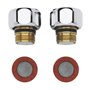 Clapets anti-retours - GROHE - Chromé 47189000 - Métal - 0,155 kg - 5 ans de garantie