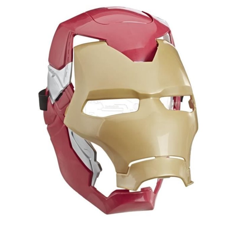 Masque électronique d'Iron Man a visiere mobile, avec effets lumineux, Pour enfnant pour se déguiser comme son héros préféré, De