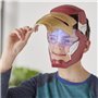 Masque électronique d'Iron Man a visiere mobile, avec effets lumineux, Pour enfnant pour se déguiser comme son héros préféré, De