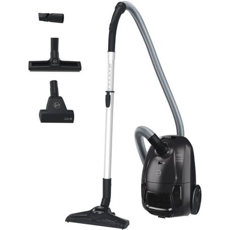 HOOVER HE1 - Aspirateur Traineau avec sac Compact et Puissant - Grande Capacité 2,5L- Haute-performance sur Sols Durs et Moquett