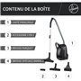 HOOVER HE1 - Aspirateur Traineau avec sac Compact et Puissant - Grande Capacité 2,5L- Haute-performance sur Sols Durs et Moquett