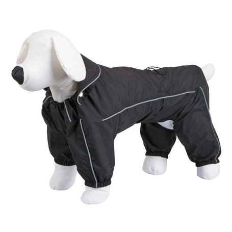 KERBL Manteau de pluie impérméable Manchester XS - 30cm pour chien - Noir