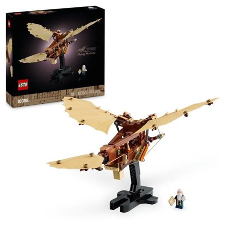 LEGO Icons 10363 La machine volante de Léonard de Vinci - Décoration pour adultes