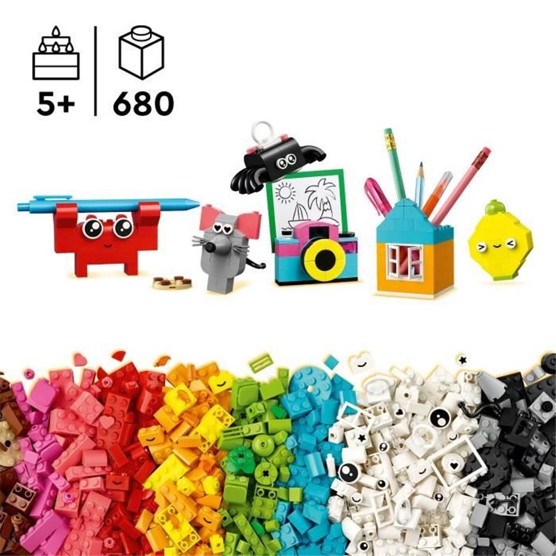 Image secondaire de LEGO Classic 11042 La boîte créative du bonheur - Assortiment de briques de construction