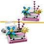 LEGO Creator 31169 3-en-1 La machine a écrire avec des fleurs - Jeu pour fille des 8 ans