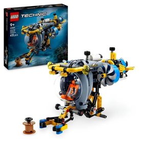 LEGO Technic 42201 Le sous marin de recherche en haute mer - Jeu de construction des 9 ans