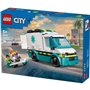 LEGO City 60451 L'ambulance de secours - Jouet de construction pour garçon des 5 ans