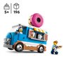 LEGO City 60452 Le food-truck de donuts - Jouet de construction pour garçon des 5 ans