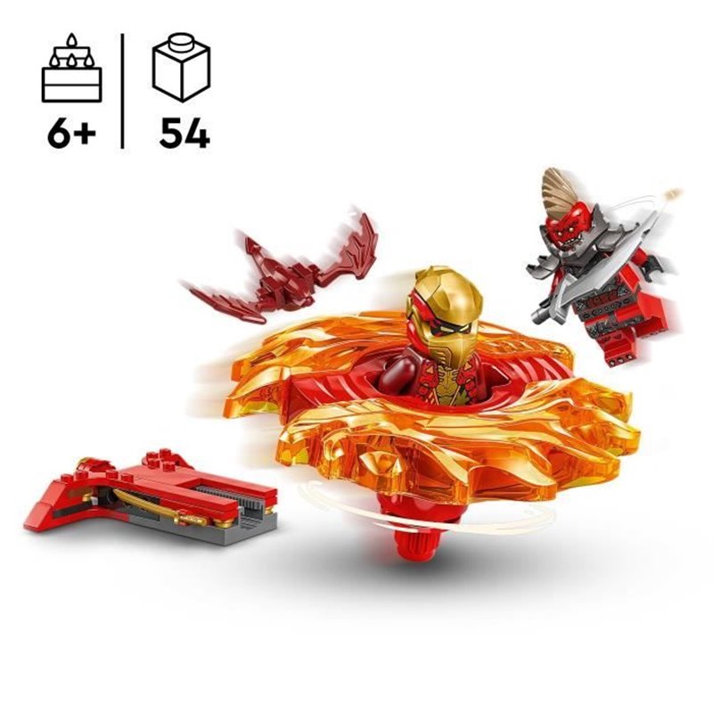 Image secondaire de LEGO NINJAGO 71823 La toupie Spinjitzu du dragon de Kai - Jeu de construction des 6 ans