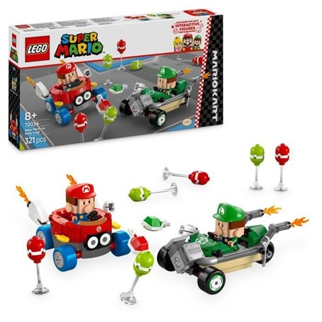 LEGO Super Mario 72034 Mario Kart  Bébé Mario contre Bébé Luigi - Cadeau Nintendo