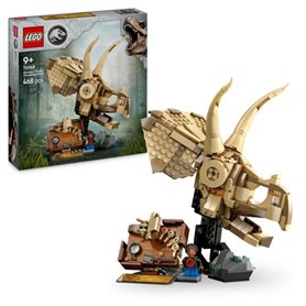 LEGO Jurassic World 76969 Les fossiles de dinosaures : le crâne du tricératops - Jeu 9 ans