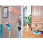 Set balai serpillere seau essoreur Clean Twist Disc Mop Ergo 52101 Leifheit, tete serpilliere a franges, nettoyeur sol sans effo
