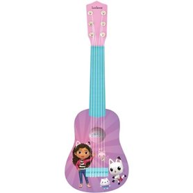 Lexibook - Ma Premiere Guitare Gabby et la maison magique - 53cm - Guide d'apprentissage inclus