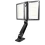 Spot solaire - LUMISKY - CLIPPER BLACK - 37 cm - 2 tetes noir - Détecteur de mouvement orientable - LED blanc