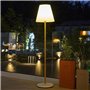 Lampe de table solaire et rechargeable - LUMISKY - STANDY MINI WOOD SOLAR - H25 cm - LED blanc chaud et blanc dimmable