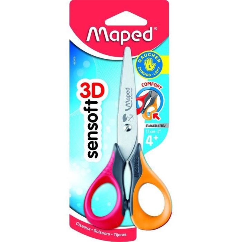 Image secondaire de MAPED - Ciseaux Sensoft 13cm gaucher à lames inversées