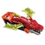 Hot Wheels City - Transporteur Dragon Lanceur 2-en-1 - Camion / Petite voiture - Des 3 ans GTK42