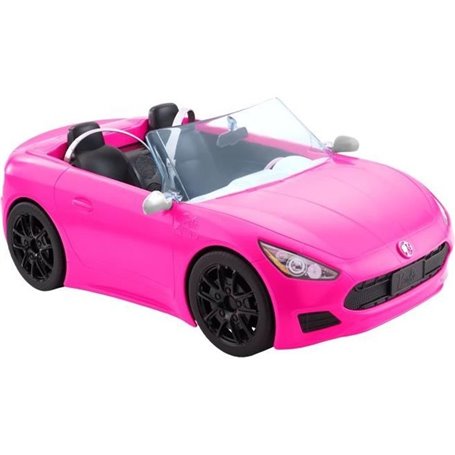 Barbie - Voiture Cabriolet de Barbie - Véhicule poupée mannequin - Des 3 ans HBT92