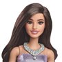 Barbie-Fashionistas-Poupée Brune En Robe Violette - 3 ans+ - HYT92