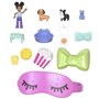 Polly Pocket-Coffret Chiot Festif soirée pyjama -Jouet De Voyage - 4 ans+- JCR38