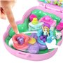 Polly Pocket-Coffret Jardin Lapin l'heure du thé -Jouet De Voyage - 4 ans+- JCR40