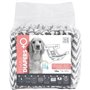 Couches pour chien - M PETS - DIAPERS Femelle L x10 - Tour de taille 32-52 cm - 8-15 kg - Indicateur d'humidité - 12h protection