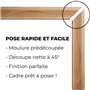 Kit moulures de porte - NORDLINGER PRO - FSC 100% - Adapté aux portes de 83 cm