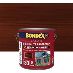 BONDEX - Lasure 8 ans - Indice 30 - Chene Foncé - Satin - 2,5L