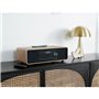 Micro-chaîne Bluetooth - THOMSON - Bois/Noir - Radio FM/DAB+/CD/MP3/USB/Induction, 60W, Affichage LCD, Télécommande, Alim. 230V