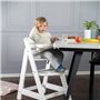 Chaise Haute Évolutive Sit Up III en Bois - ROBA - Réglable en Hauteur - Blanc