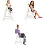 Chaise Haute Évolutive Sit Up III en Bois - ROBA - Réglable en Hauteur - Blanc